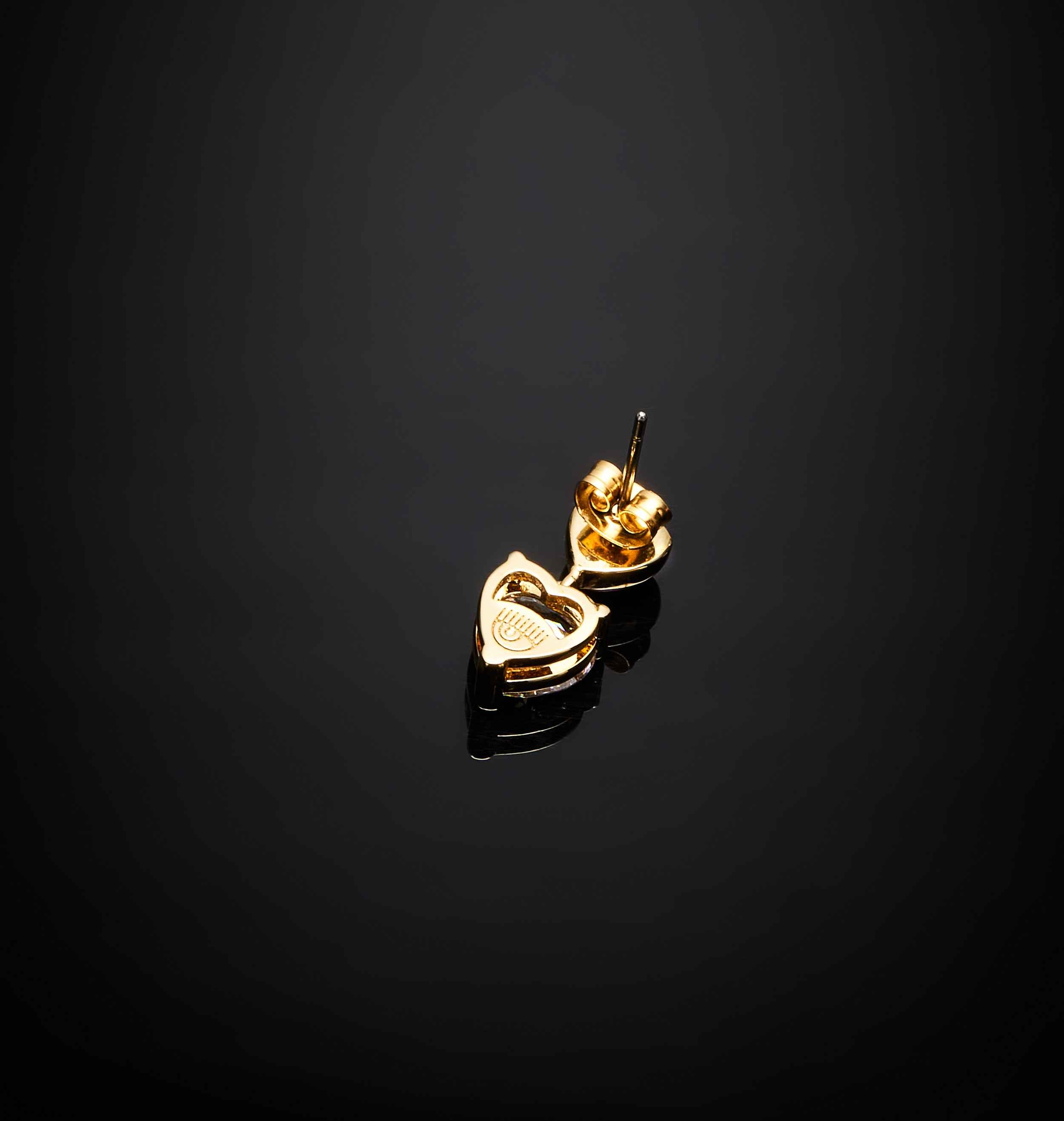 Orecchini Donna Chiara Ferragni Acciaio Dorato Cuoricino Smalto Rosa J19AWD03